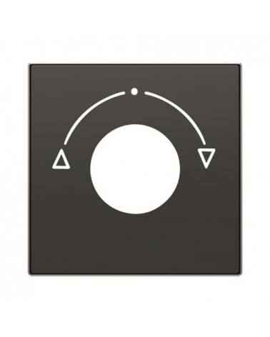 NIESSEN SKY 8553.1 NS Placa conmutador de llave 3 posiciones negro soft