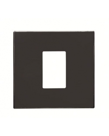 NIESSEN SKY 8555 NS Tapa toma VDI simple negro soft