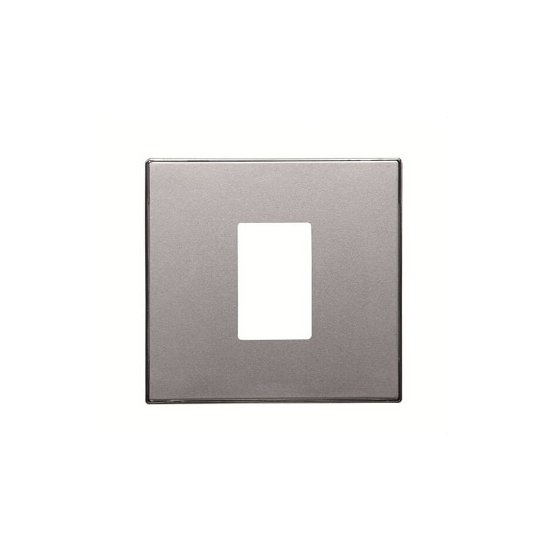 NIESSEN SKY 8555 PL Tapa toma VDI simple plata