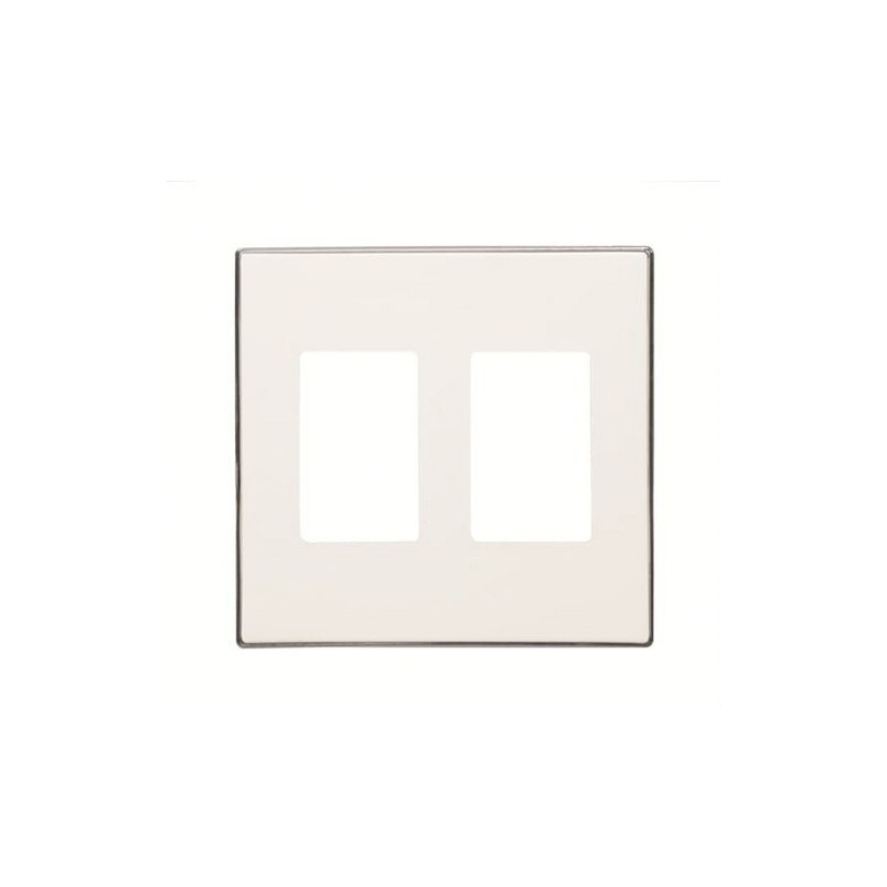 NIESSEN SKY 8555.1 BL Tapa toma VDI doble blanco