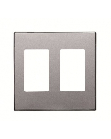 NIESSEN SKY 8555.1 PL Tapa toma VDI doble plata