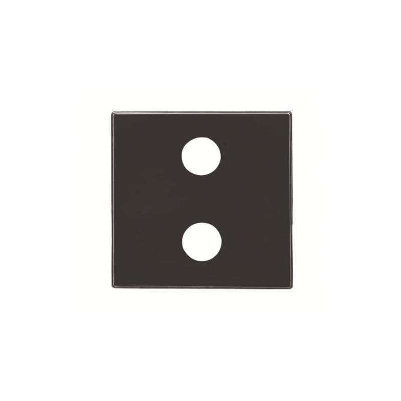 NIESSEN SKY 8555.2 NS Tapa toma VDI 2RCA negro soft