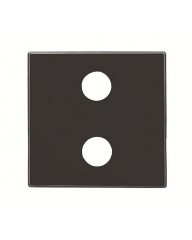 NIESSEN SKY 8555.2 NS Tapa toma VDI 2RCA negro soft