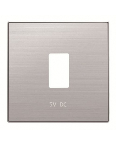 NIESSEN SKY 8585.2 AI Tapa cargador USB simple acero inoxidable