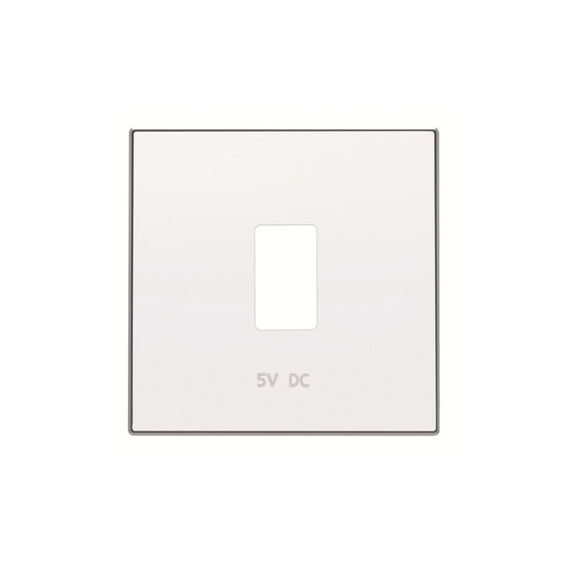 NIESSEN SKY 8585.2 BL Tapa cargador USB simple blanco