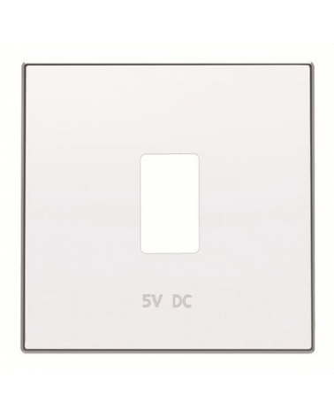 NIESSEN SKY 8585.2 BL Tapa cargador USB simple blanco
