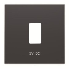 NIESSEN SKY 8585.2 NS Tapa cargador USB simple negro soft