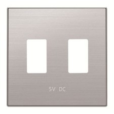 NIESSEN SKY 8585.3 AI Tapa cargador USB doble acero inoxidable