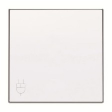 NIESSEN SKY 8588.1 BL Tapa base enchufe 2P+T lateral con tapa blanco