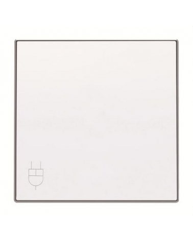 NIESSEN SKY 8588.1 BL Tapa base enchufe 2P+T lateral con tapa blanco