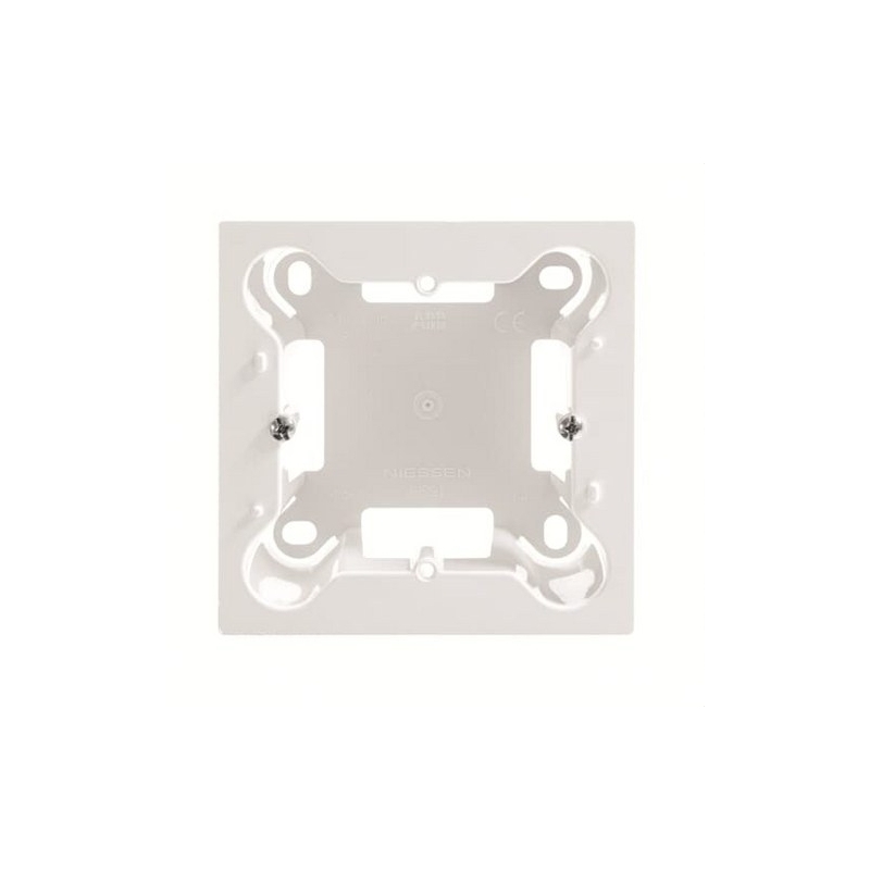 NIESSEN SKY 8591 BL Zócalo con 1 elemento blanco soft