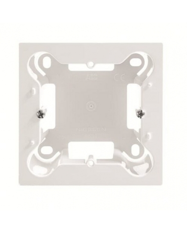 NIESSEN SKY 8591 BL Zócalo con 1 elemento blanco soft