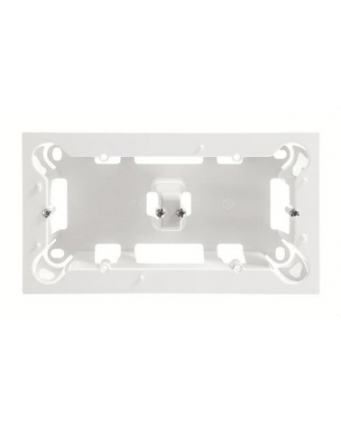 NIESSEN SKY 8592 BL Zócalo con 2 elementos Zenit blanco