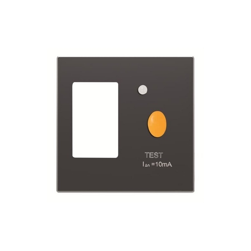 NIESSEN SKY 8534 NS Tapa protección magnetotérmica y diferencial negro soft