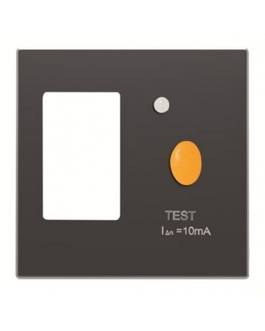 NIESSEN SKY 8534 NS Tapa protección magnetotérmica y diferencial negro soft