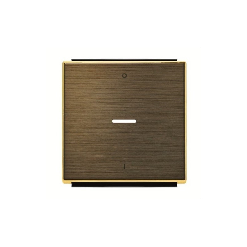 NIESSEN SKY 8501.4 OE Tecla interruptor bipolar con visor oro envejecido