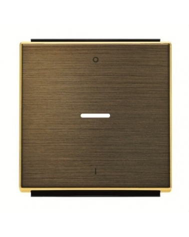 NIESSEN SKY 8501.4 OE Tecla interruptor bipolar con visor oro envejecido