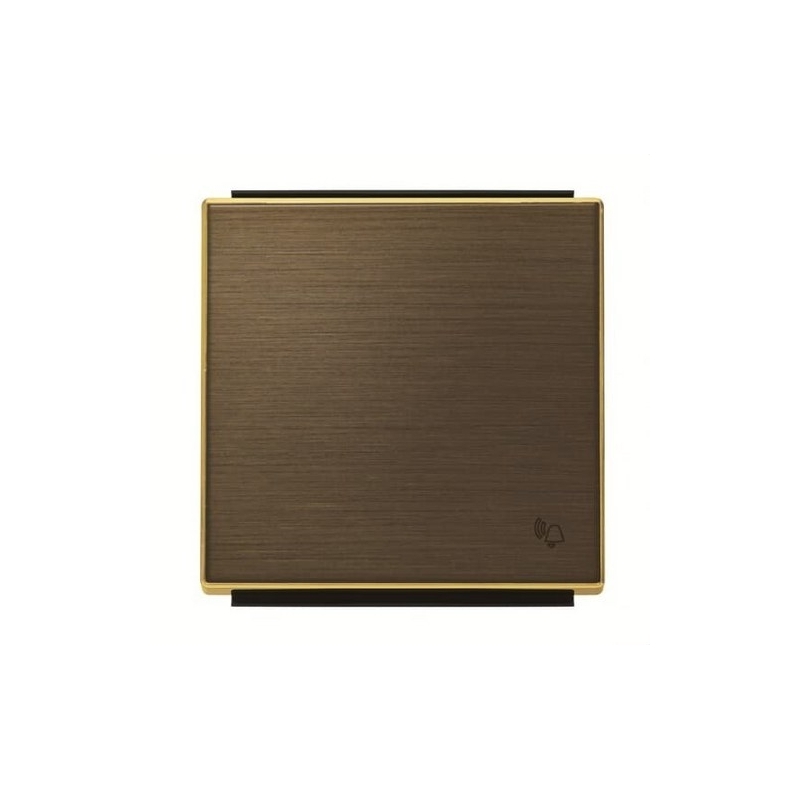 NIESSEN SKY 8504 OE Tecla pulsador timbre de la serie SKY color oro envejecido