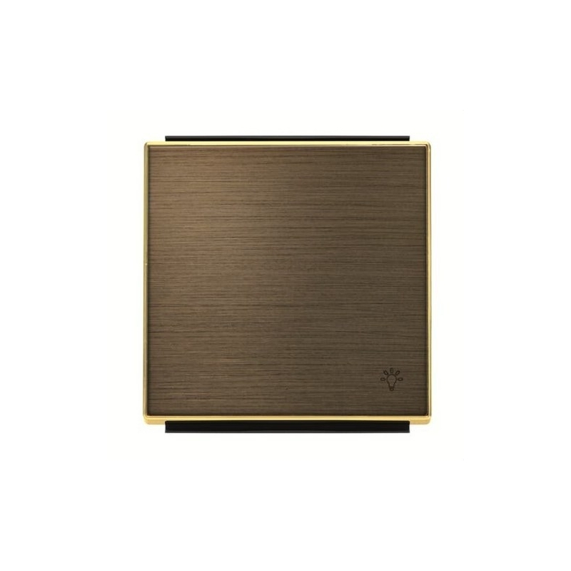 NIESSEN SKY 8504.2 OE Tecla pulsador luz oro envejecido