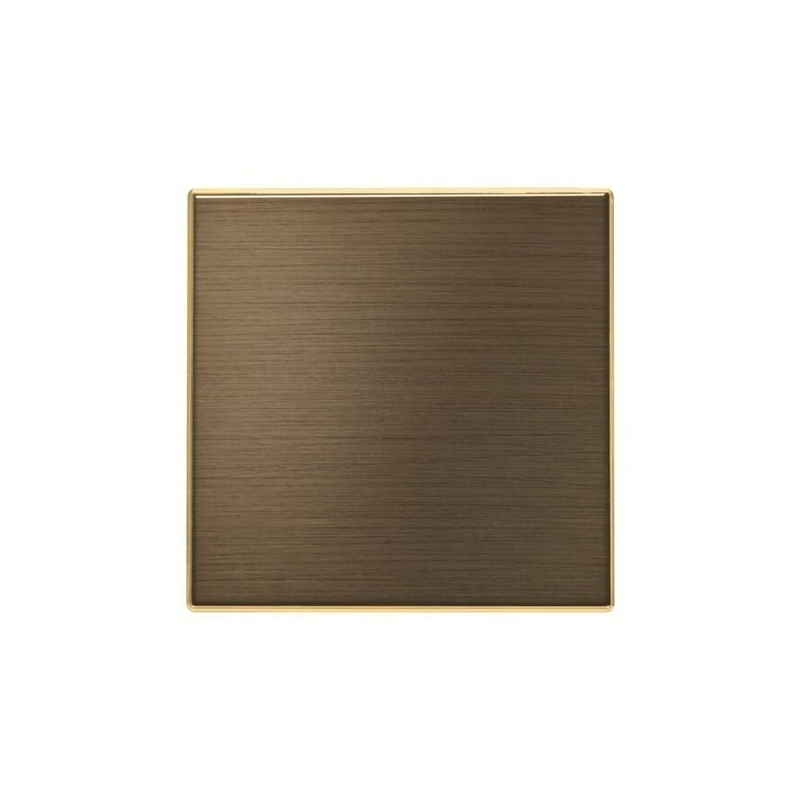 NIESSEN SKY 8507 OE Tapa salida cable/pulsador tirador de la serie SKY color oro envejecido