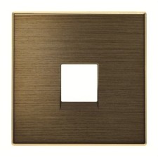 NIESSEN SKY 8517 OE Tapa toma de teléfono / informática de la serie SKY color oro envejecido