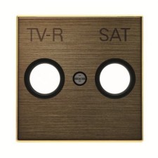 NIESSEN SKY 8550.1 OE Tapa toma TV+R / SAT de la serie SKY color oro envejecido
