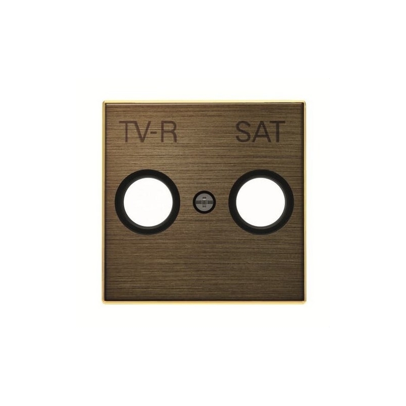 NIESSEN SKY 8550.1 OE Tapa toma TV+R / SAT de la serie SKY color oro envejecido