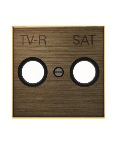 NIESSEN SKY 8550.1 OE Tapa toma TV+R / SAT de la serie SKY color oro envejecido