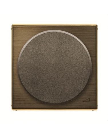 NIESSEN SKY 8560.2 OE Tapa + botón regulador giratorio de la serie SKY color oro envejecido