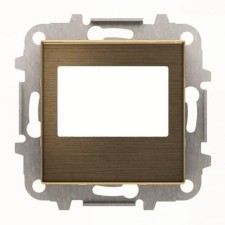 NIESSEN SKY 8568 OE Tapa módulo radio / mando distancia de la serie SKY color oro envejecido