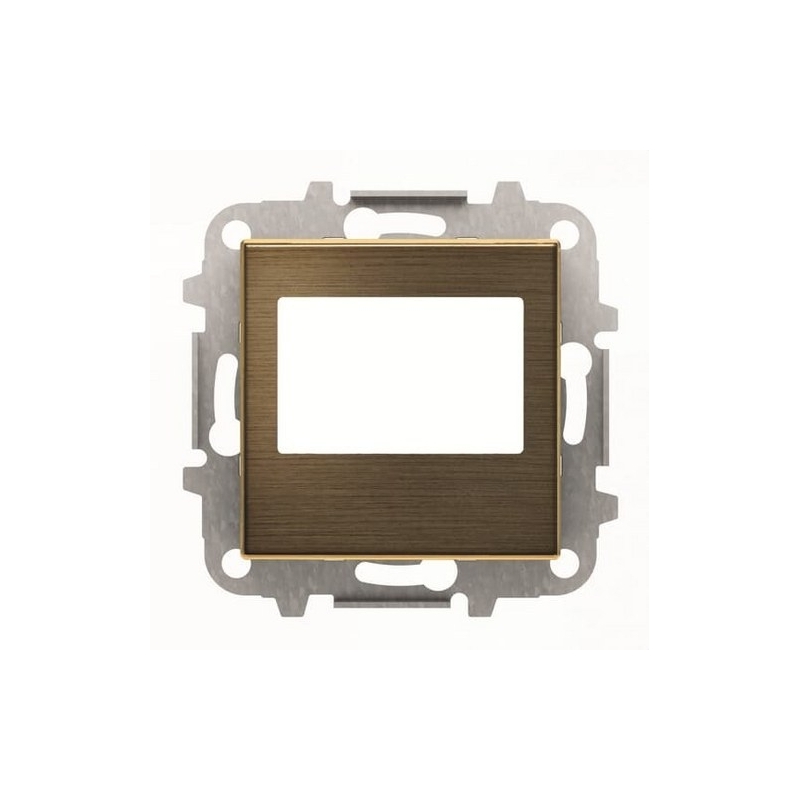 NIESSEN SKY 8568 OE Tapa módulo radio / mando distancia de la serie SKY color oro envejecido