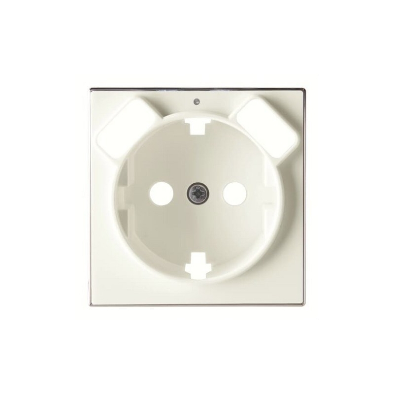 NIESSEN SKY 8588.3 BL Tapa base Schuko + doble cargador USB blanco soft