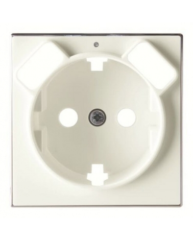 NIESSEN SKY 8588.3 BL Tapa base Schuko + doble cargador USB blanco soft