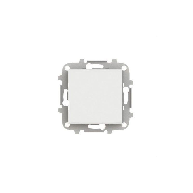 NIESSEN SKY 8500 BB Tapa ciega Zenit blanco con embellecedor en blanco