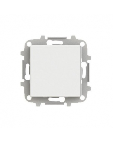 NIESSEN SKY 8500 BB Tapa ciega Zenit blanco con embellecedor en blanco