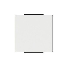 NIESSEN SKY 8501 BB Tecla interruptor/conmutador Zenit blanco con embellecedor en blanco