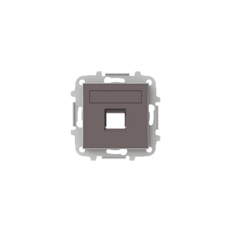 NIESSEN SKY 8518.1 TP Tapa 1 conector con persiana Taupé