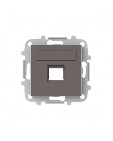 NIESSEN SKY 8518.1 TP Tapa 1 conector con persiana Taupé