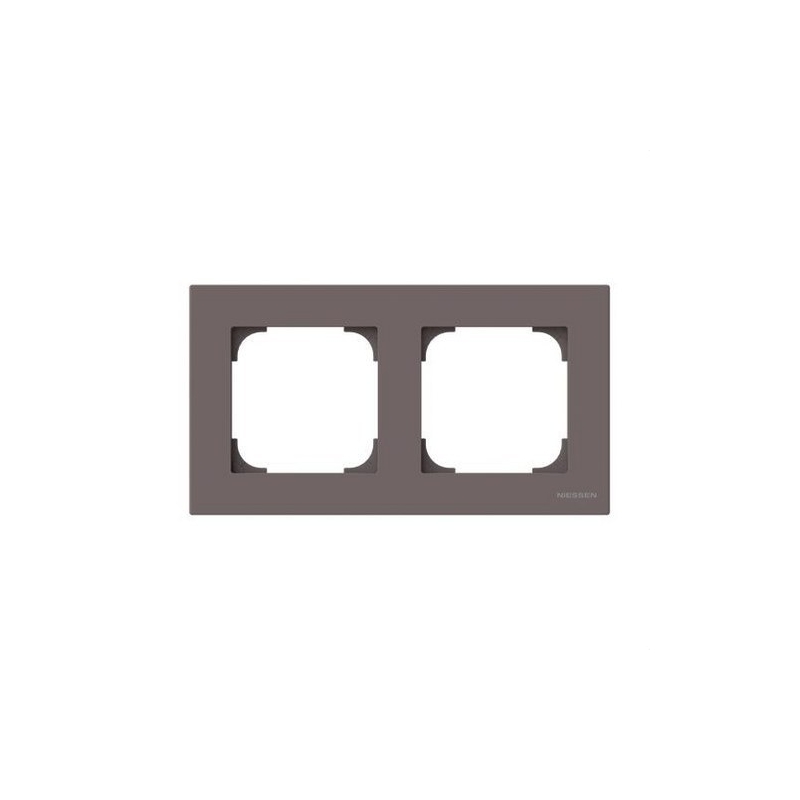 NIESSEN SKY 8572 TP Marco de 2 elementos Taupé