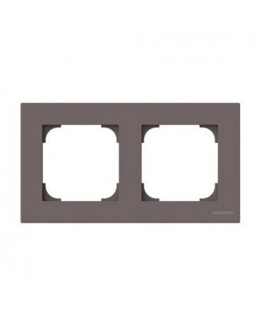 NIESSEN SKY 8572 TP Marco de 2 elementos Taupé