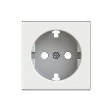 NIESSEN SKY 8588.9 BB Tapa base enchufe Schuko plano Zenit blanco con embellecedor en blanco