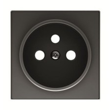 NIESSEN SKY 8587 NS Tapa base enchufe TT francés negro soft