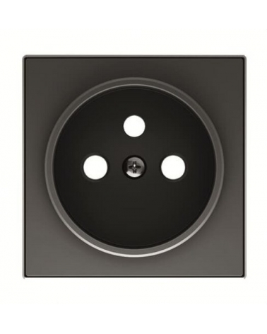 NIESSEN SKY 8587 NS Tapa base enchufe TT francés negro soft