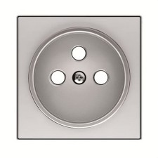 NIESSEN SKY 8587 PL Tapa base enchufe TT francés Sky plata