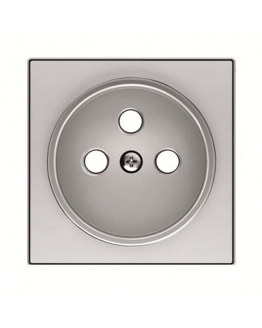 NIESSEN SKY 8587 PL Tapa base enchufe TT francés Sky plata