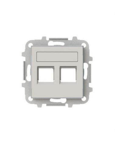 NIESSEN SKY 8518.2 DN Tapa 2 conectores con persiana Duna