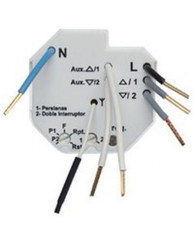 NIESSEN SKY 8130.7 Actuador interruptor con 2 canales RF