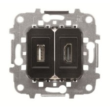 NIESSEN SKY 8155.68 Toma VDI HDMI AUT+USB conexión con tornillo