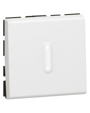 LEGRAND 077012 Conmutador visor 10AX 2 módulos LEGRAND MOSAIC