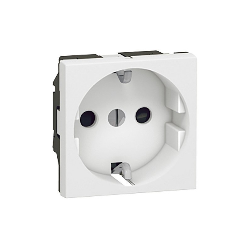 LEGRAND 077213 Toma 2P + TT lateral con tornillo LEGRAND MOSAIC